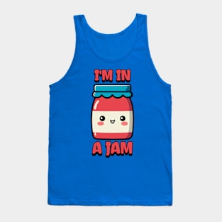 I'm In a Jam! Cute Jam Cartoon Tank Top